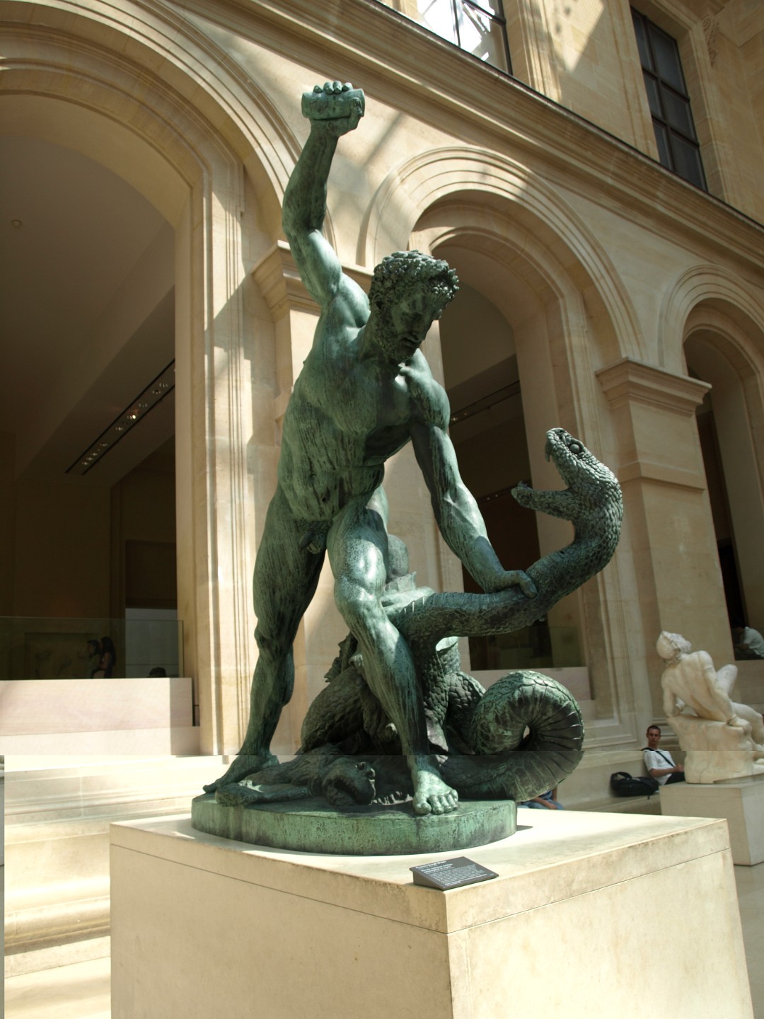Hercule Combattant Achelous Metamorphose en Serpent by Francois-Joseph Bosio